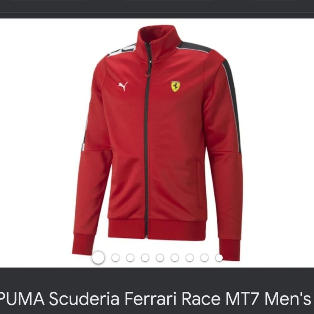 F1 Ferrari team track jacket